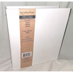 Recollections Craft It Binder, 4 Ring 9.5 in x 8.25 in Brand New